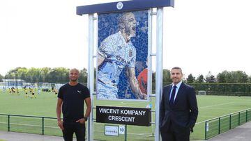 Kompany sculpture and street name as Man City tribute