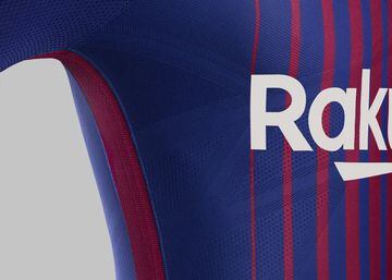 Close-up look at the new Barça 2017/18 LaLiga home kit
