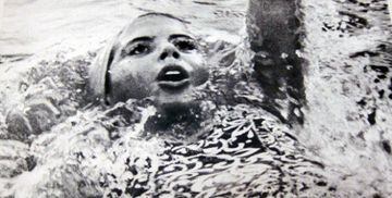 La nadadora Mari Paz Corominas fue la primera finalista española (200 metros espaldas) de unos Juegos Olímpicos.