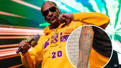 Snoop Dogg se tat&uacute;a en honor a los Lakers y rinde tributo a Kobe
