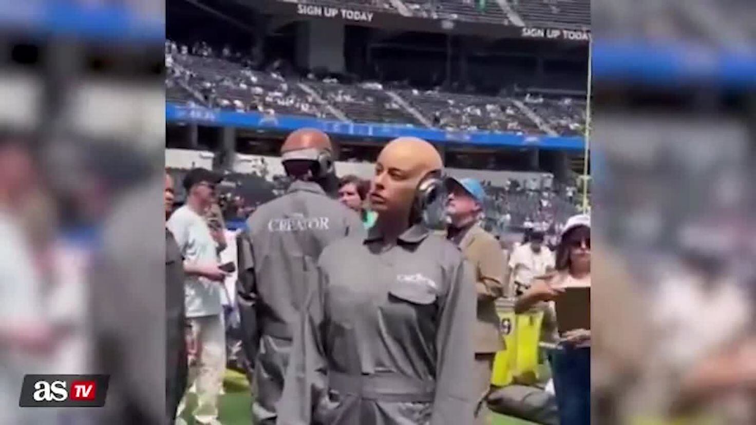 There Were Fake AI Human At The Chargers vs Dolphins Game?!