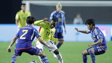 Alexis Castillo Manyoma y sus reacciones tras el triunfo de Colombia ante Japón