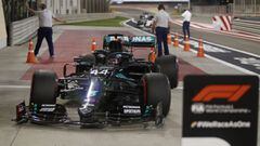 Lewis Hamilton (Mercedes W11). Bahr&eacute;in, F1 2020. 