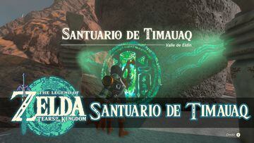 the legend of zelda tears of the kingdom nintendo switch guia santuario timauaq