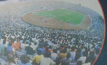 Imagen del estadio Nacional en la jornada en que El&iacute;as Figueroa se despidi&oacute; del f&uacute;tbol. Fue el 8 de marzo de 1984.