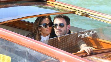 VENICE, ITALY - SEPTEMBER 09: Jennifer Lopez and Ben Affleck arrive at the 78th Venice International Film Festival on September 09, 2021 in Venice, Italy. (Photo by Jacopo Raule/Getty Images)