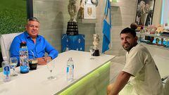 Sergio Agüero se reunió con Claudio Tapia y confirmó que va a Qatar