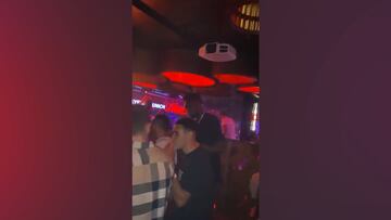Los jugadores del Bayern de fiesta en la discoteca Shoko de Barcelona