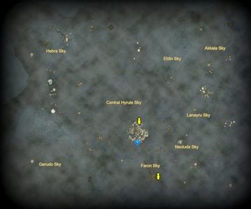 the legend of zelda tears of the kingdom nintendo switch guia estatuas diosa ubicaciones mapa