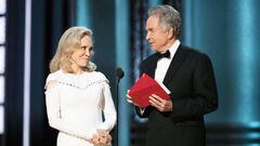 Warren Beatty y Faye Dunaway repiten en los Oscar 2018 tras su error