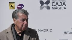 El extenista espa&ntilde;ol Manolo Santana, durante el Mutua Madrid Open 2018.