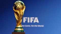 FIFA World Cup Trophy is presented after the FIFA Executive Committee Meeting on October 20, 2011 in Zurich, Switzerland. 