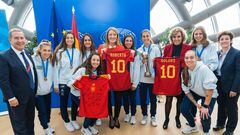 Las campeonas del mundo, en la Eurocámara: “Sois Marca España”
