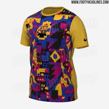 Footy Headlines leaked the colour splash shirt ahead of the 2021-22 season, which is part of the club's lifestyle clothing line.