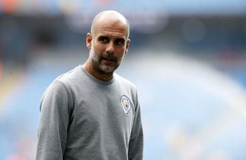 Soccer Football - Premier League - Manchester City v Southampton - Etihad Stadium, Manchester, Britain - September 18, 2021 Manchester City manager Pep Guardiola before the match