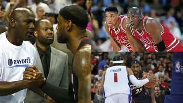 Iverson y Pippen opinan sobre la comparación Jordan-LeBron