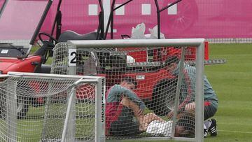 James Rodr&iacute;guez sufre un golpe en Bayern M&uacute;nich