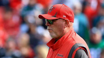 Tampa Bay Buccaneers head coach Bruce Arians has been fined $50,000 by the NFL after video showed him hitting one of his own players during the last game.