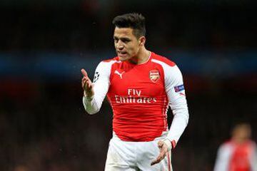 8. Alexis Sánchez es sinónimo de locura para los fanáticos del Arsenal. A tal punto que ha vendido cerca de 825.000 poleras. 
