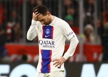 Messi and PSG lost 3-0 on aggregate to Bayern Munich in the Champions League last 16.