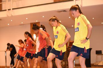 La Selección Colombia Femenina Sub 20 realiza su primer entrenamiento en Viña del Mar de cara al Sudamericano en Chile