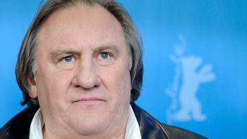 FILE PHOTO: Actor Gerard Depardieu poses during a photocall to promote the movie 'Saint Amour' at the 66th Berlinale International Film Festival in Berlin, Germany February 19, 2016.     REUTERS/Stefanie Loos/File Photo