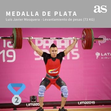 Luis Javier Mosquera ganó medalla de plata en la categoría de los 73 Kg