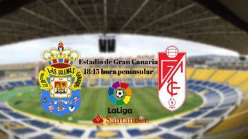 Las Palmas - Granada en vivo online, partido de la segunda jornada de LaLiga Santander, hoy 28/08/2016