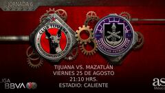 Tijuana vs Mazatlán en vivo: Liga MX Apertura 2023 hoy en directo