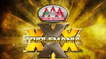 Logotipo de Triplemanía XXX en Tijuana