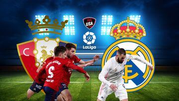 All the info you need on how and where to watch Liga leaders Real Madrid take on Osasuna at the El Sadar Stadium on Wednesday 20 April.