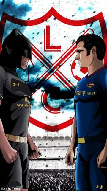 Batman vs Superman la batalla en el fútbol