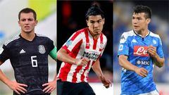 'Chucky' Lozano, Erick Gutiérrez y Eugenio Pizzuto, ya conocen a sus rivales en Europa League