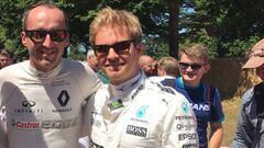 Robert Kubica y Nico Rosberg.