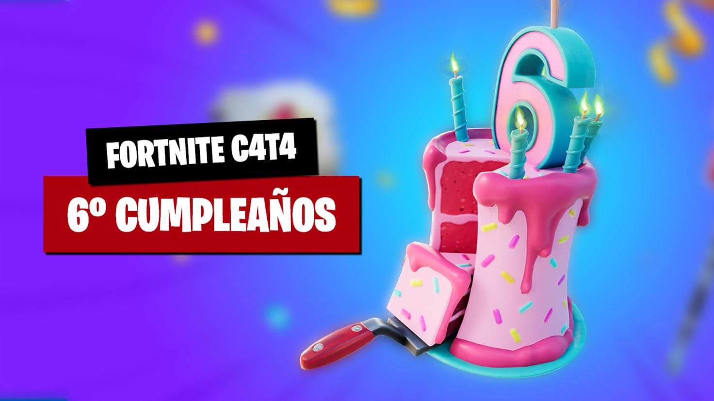 Fornite cumple 6 años y lo celebra con regalos GRATIS: así podrás