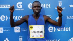 Keniata Lobuwan ganó Maratón de Santiago con nueva marca