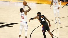 The Los Angeles Clippers defeated the Pheonix Suns in Game 5 of the Western Conference Finals. Paul George set a playoff career high with 41 points.