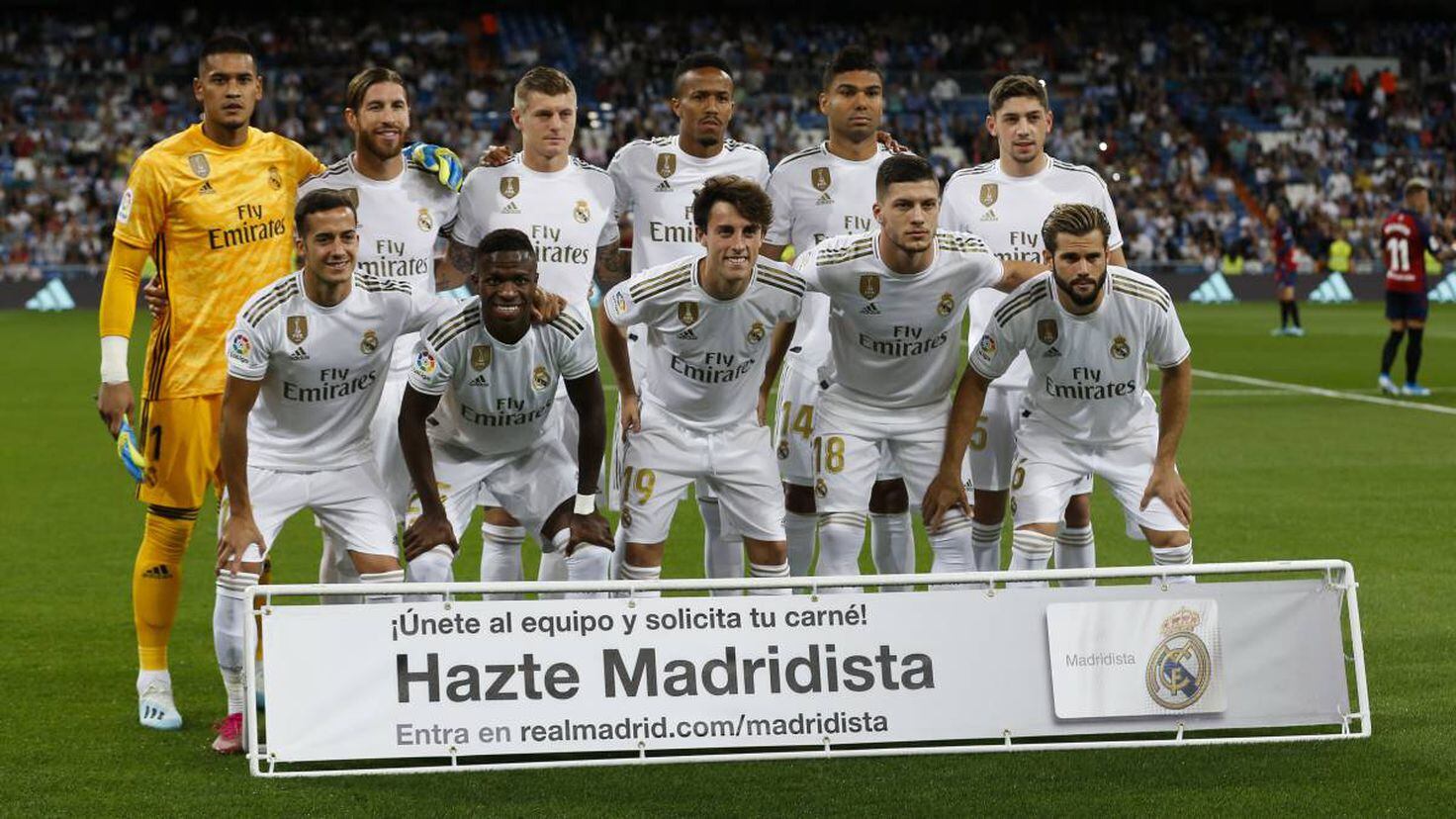 What is Real Madrid's optimal starting XI for 2019-2020?