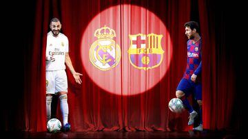 Benzema y Messi, atractivos de un Cl&aacute;sico global.