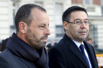 Former Barcelona presidents Sandro Rosell and Josep Maria Bartomeu have been charged with corruption offences. 