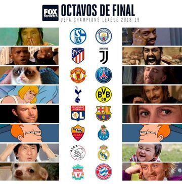 Champions League draw: the best of the memes