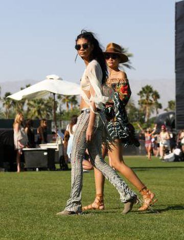 Chanel Iman, antigua &aacute;ngel de Victoria`s Secret, tambi&eacute;n estuvo disfrutando del festival californiano.