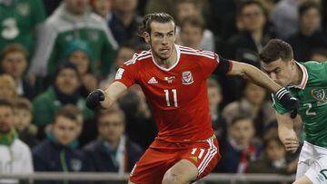 Football Soccer - Republic of Ireland v Wales - 2018 World Cup Qualifying European Zone - Group D - Aviva Stadium, Dublin, Republic of Ireland - 24/3/17 Wales&#039; Gareth Bale in action with Republic of Ireland&#039;s Seamus Coleman Action Images via Reuters / Matthew Childs Livepic  PUBLICADA 25/03/17 NA MA16 3COL