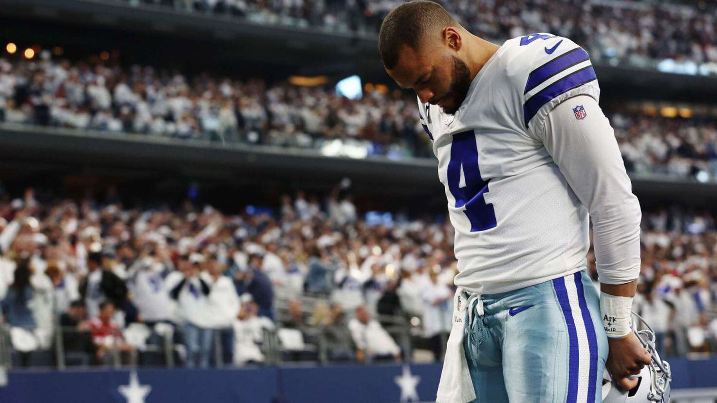 Dak Prescott: Dallas Cowboys star apologizes for praising fans who threw  trash at officials after playoff loss