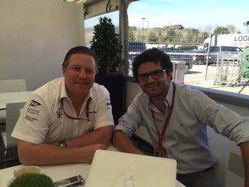 Zak Brown, the new McLaren president, spoke with AS.