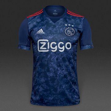 Segunda equipación del Ajax. 