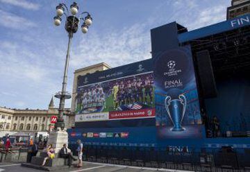 Champions League fever growing in the city of Milan