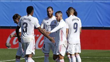 Eden Hazard reapareci&oacute; como titular con el Real Madrid y se reencontr&oacute; con el gol. Benzema anot&oacute; doblete para concretar la goleada al Huesca.