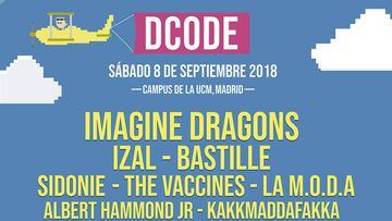 Cartel del Dcode 2018.
