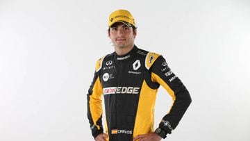 Carlos Sainz se estrena con los colores de la escudería Renault